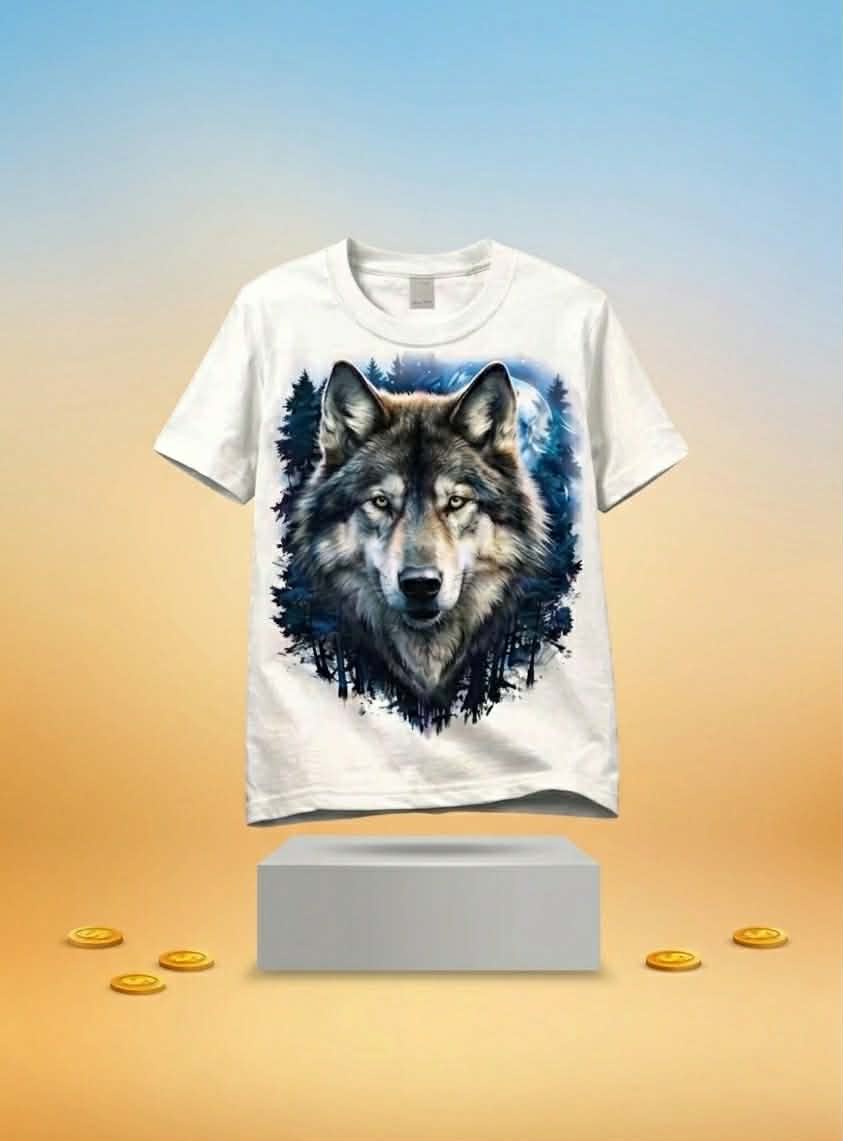 Midnight Wolf T Shirt